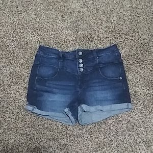 Blackheart high rise jean shorts